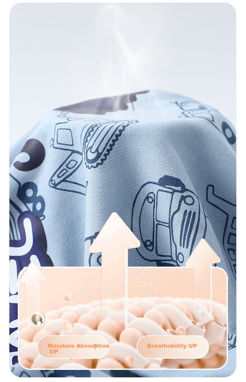 LangSha Kids Pajama Set Boys Girls Pure Cotton Crew Neck Spring Autumn Long Sleeve Homewear 170 7