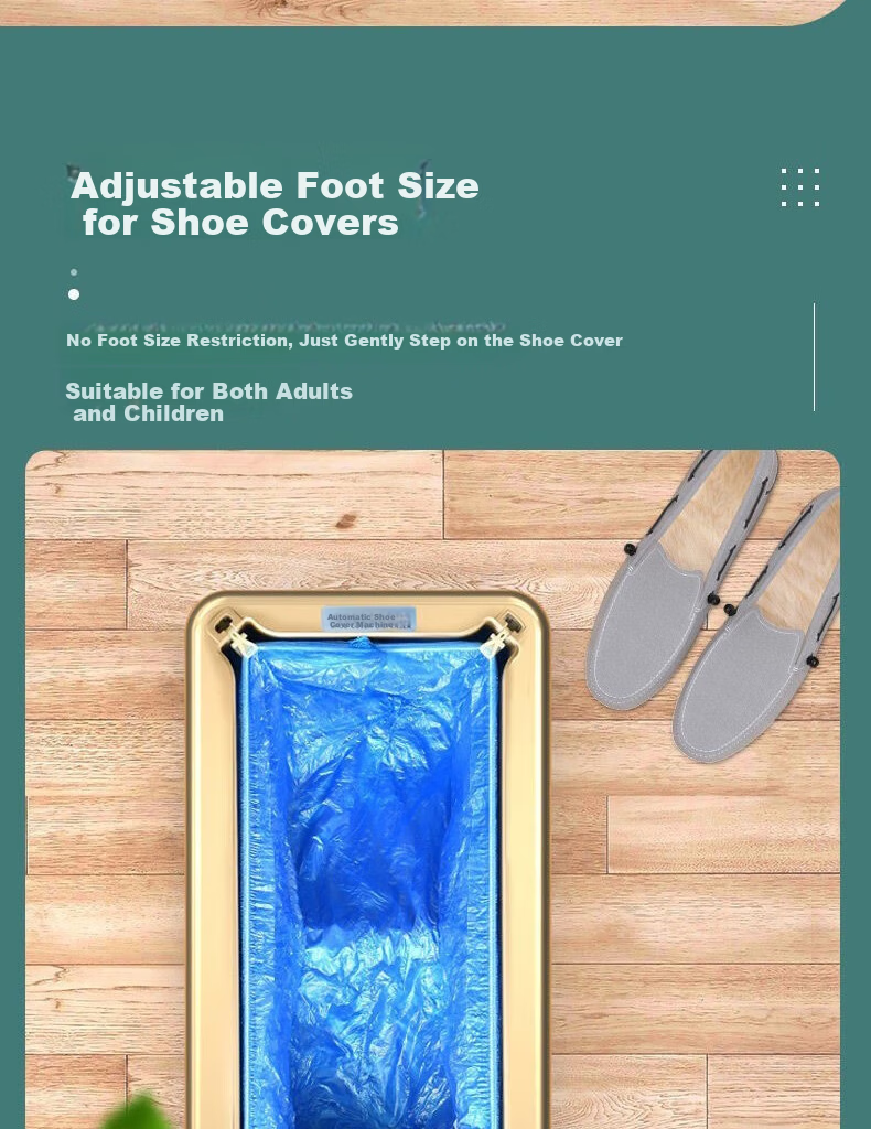 Sitoo Fully Automatic High-End Home Disposable Shoe Cover Machine Foot Covering Machine Office Shoe Film Machine with Shoe Covers Included 7