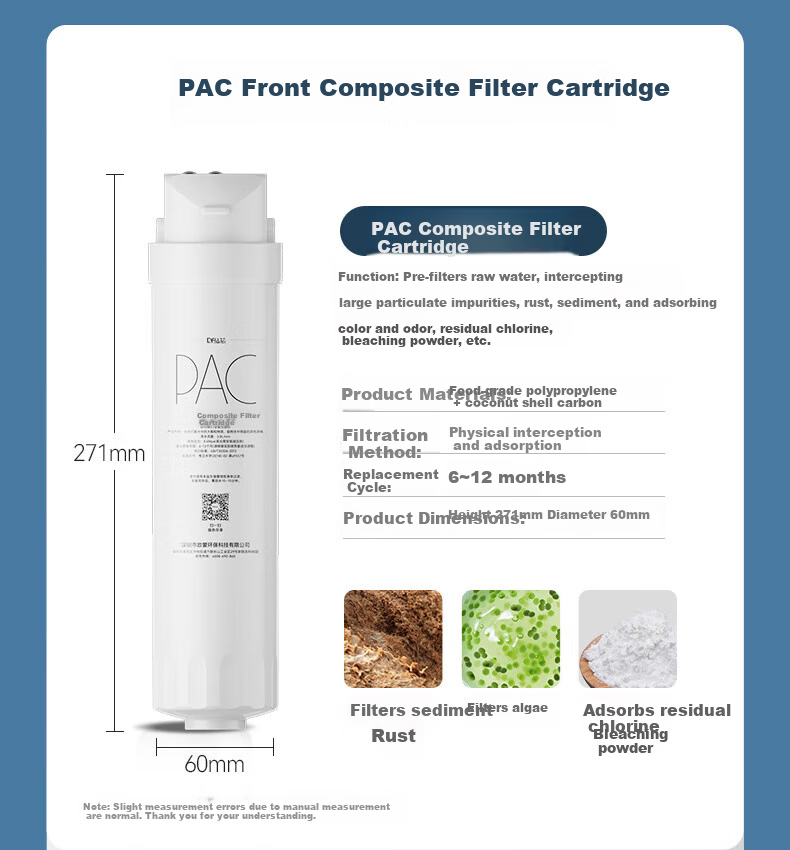 Zuanxin Universal Midea Water Purifier Filter Cartridge S1 Series MRC1686a-75G/Hualing 50G/75G Dama MRO1790b-400g/MU135/M3 Universal 14
