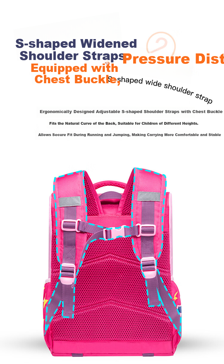 VICTORIATOURIST Lightweight Middle School Girls Backpack High Capacity Stylish 3-6 Grade Student School Bag 9