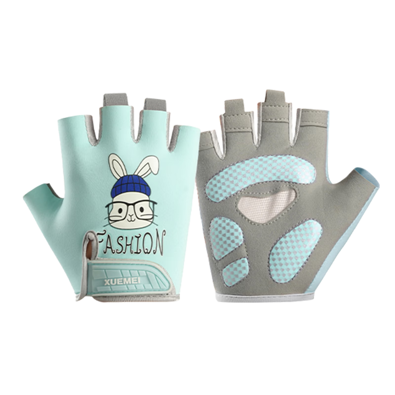 40,000 KM Kids Cycling Gloves Boys and Girls Outdoor Sports Small Size Anti-Slip Pull-Up Gloves for Ages 4-10