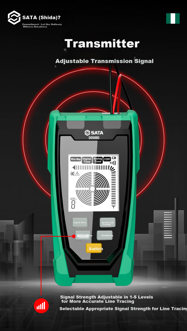 SATA Cable Wire Tracker Breakpoint Short Circuit Detector Multifunctional High Power Lithium Battery Charging Line Tester D05990 9