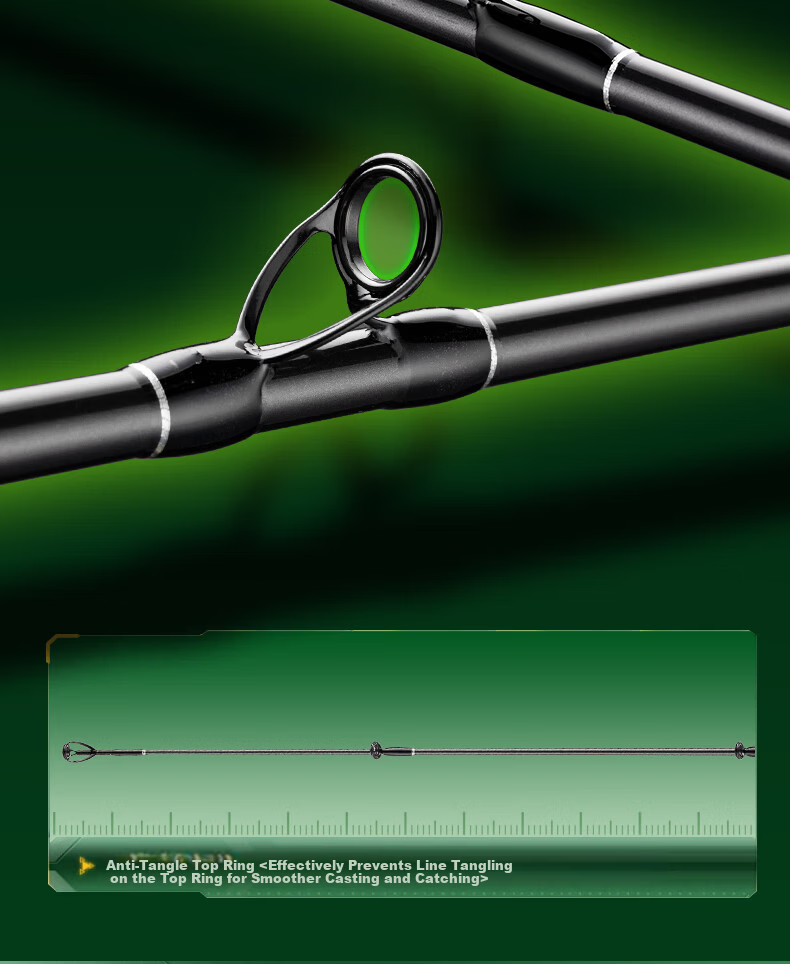 Witcher 2.28m Straight Handle Shadow ML Versatile Lure Fishing Rod Long Cast Bass Pike Fishing Pole Tackle 8