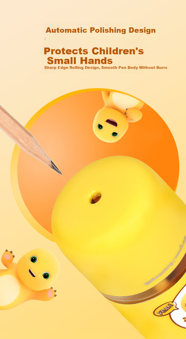 Astronomy Milk Dragon Collaboration Automatic Pencil Sharpener Electric Pencil Sharpener for Primary School Students Children's Study Stationery Mini Rotary Pencil Sharpener 7