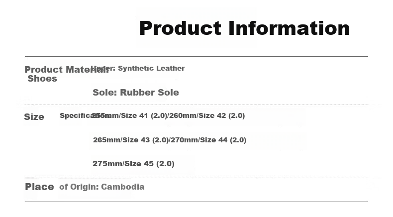 MUJI Men's Fatigue-Resistant Brushed Leather Kangaroo Shoes Black 25.5cm 3