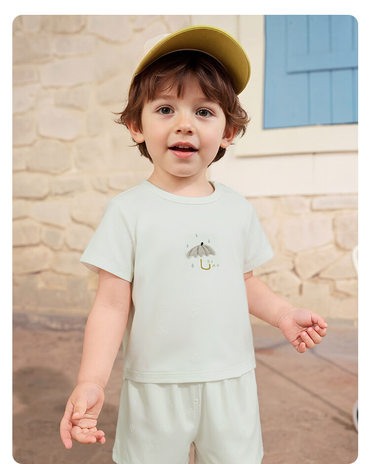 Balabala【balaOne】Baby Short Sleeve T-Shirt Set Infant Summer Outfit 2026 Cute Fashionable Adorable 22