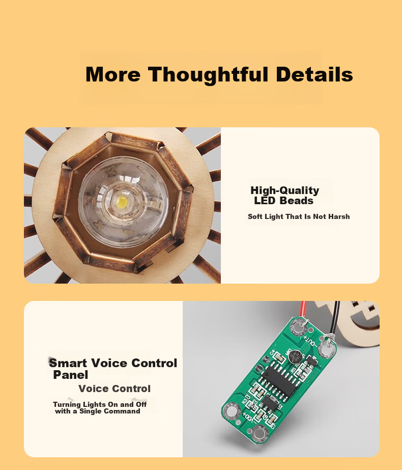 Big Eye Little Kid Voice-Controlled Desk Lamp Steam Science Experiment Kit Children's DIY Craft Toy Birthday Gift for Boys and Girls 9