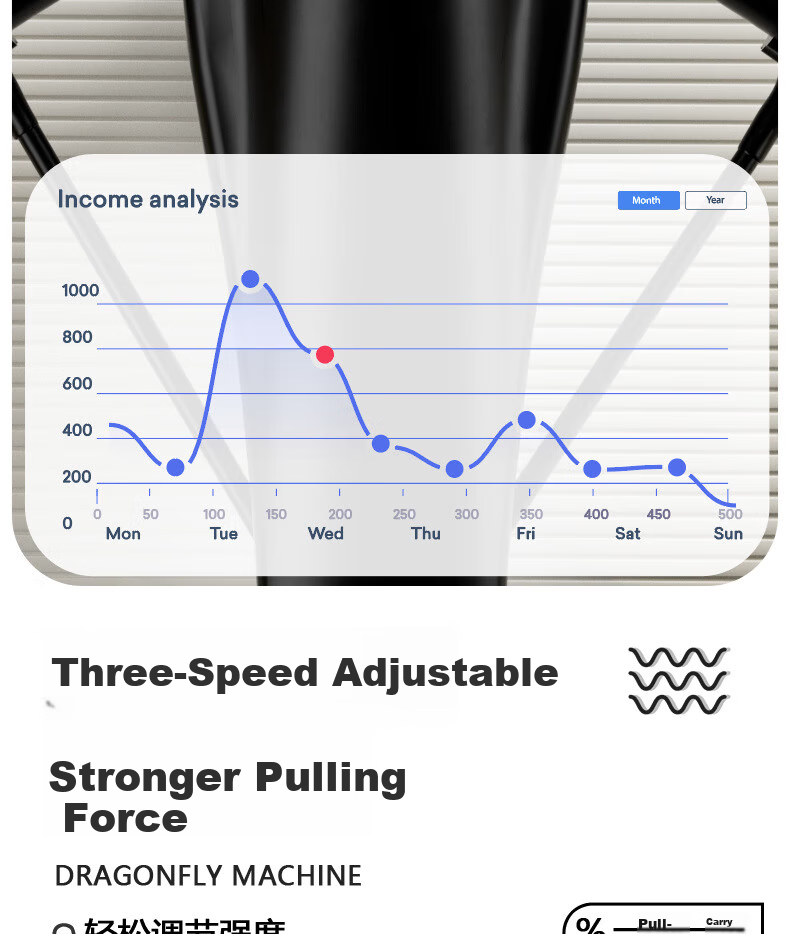 SMART VK Ab Wheel Dragonfly Automatic Rebound Abdominal Roller Lazy Weight Loss Waist Slimming Home Fitness Equipment 8