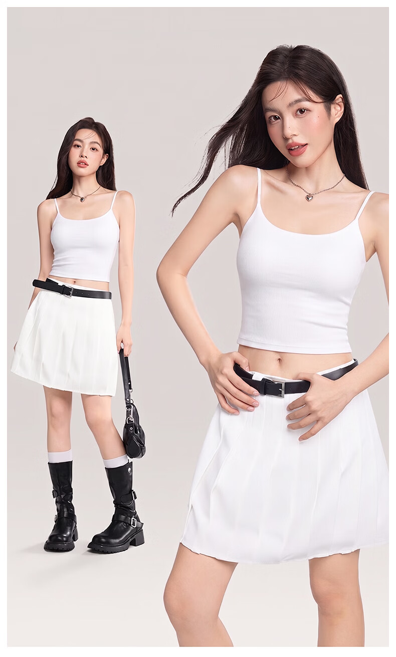 Urban Beauty Women's Modal Camisole Summer Thin Padded Breathable Cool Tank Top 23