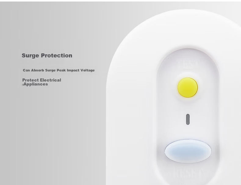 DELIXI Leakage Protection Socket Plug, Flexible Leakage Protection Socket for Water Heater And Air Conditioner, Anti-Electric Shock, 10A 15