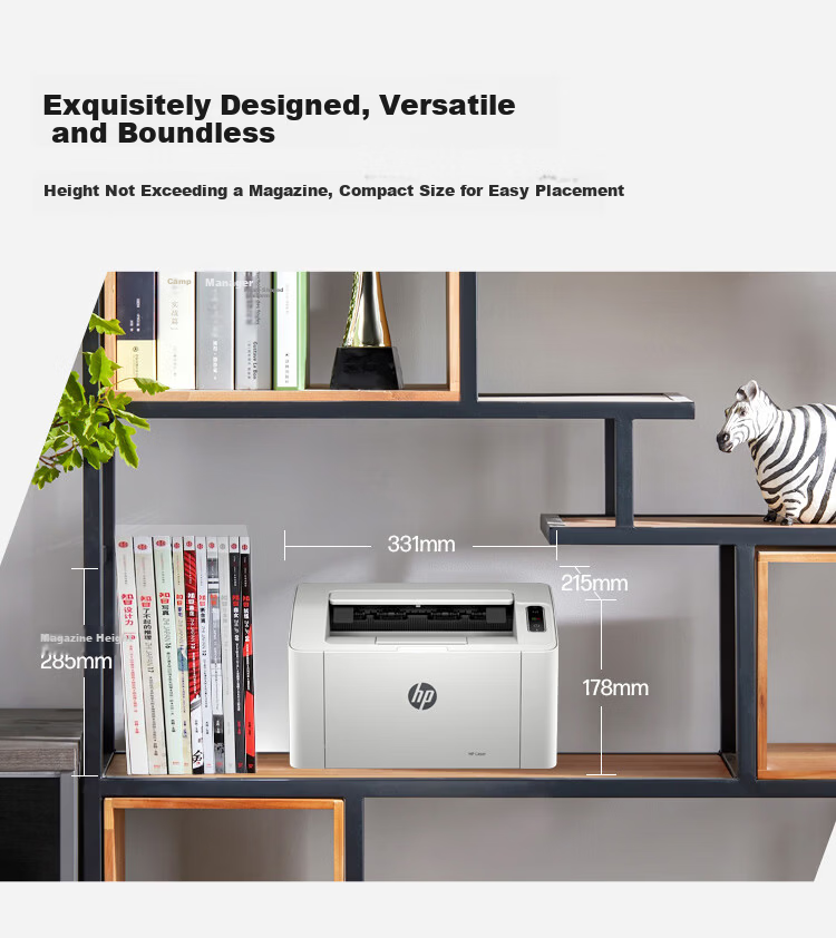 HP 102w Wireless Laser Home Printer Compact Minimalist Wireless Home Printing Task Printer 8