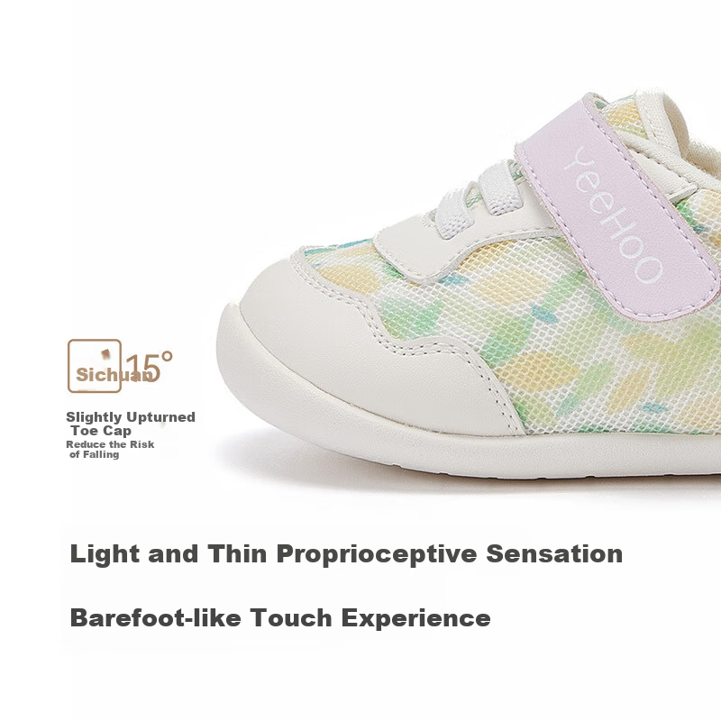 YEEHOO Baby Pre-Walking Shoes Antibacterial Autumn Casual Shoes Spring and Autumn Indoor Comfortable Baby Shoes for Girls