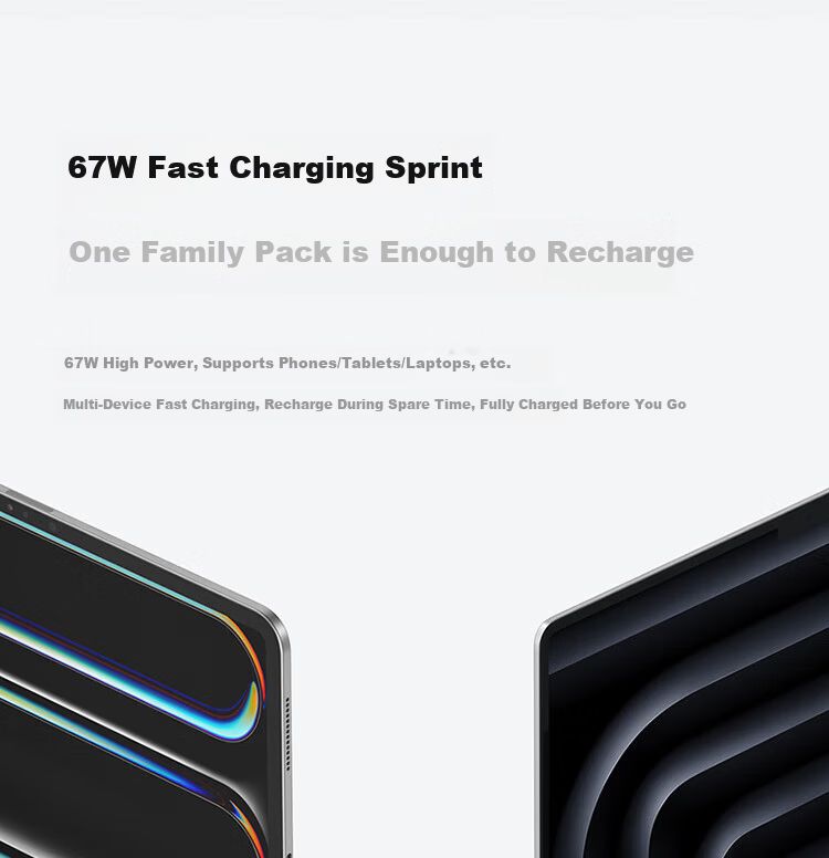 Baseus 65W GaN Charger Compatible with 45W Apple 17/16, Samsung, Huawei Phones, MacBook Pro Laptop Type-C PD Fast Charging, Star Black 9