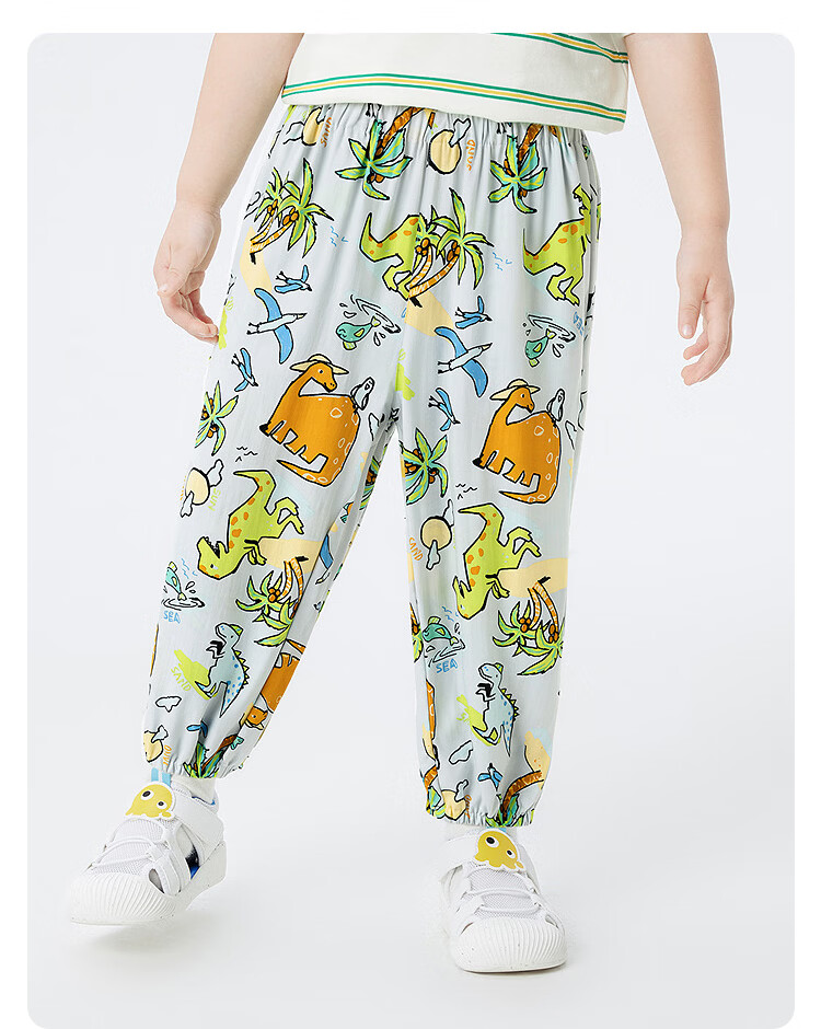 Balabala Kids Pants Boys Girls Summer Mosquito Repellent Casual Trousers Toddler Outdoor Pants [Mall Same Style] 16