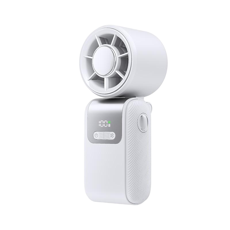 AUX Portable Mini Folding Air Conditioner Handheld Small Fan USB Rechargeable Silent Office Cooling Device
