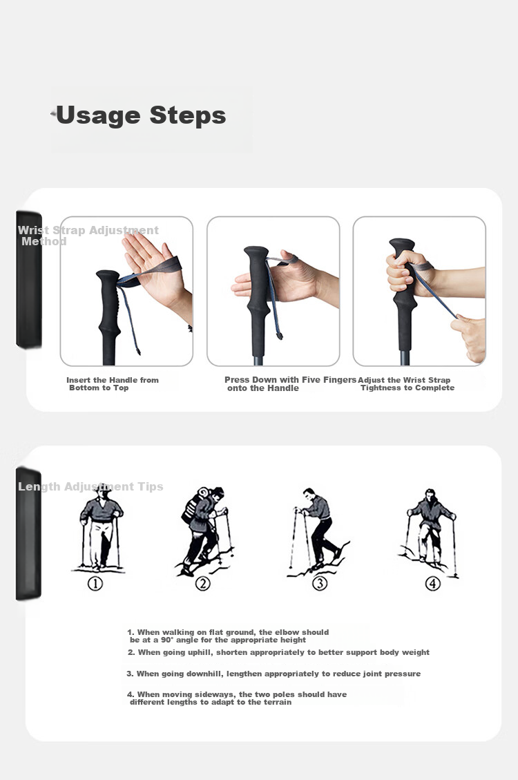 Naturehike Nuoke Changfeng Pro 5-Section Folding Aluminum Alloy Trekking Pole Professional Outdoor Hiking Stick Ultra-Light for Men and Women 18