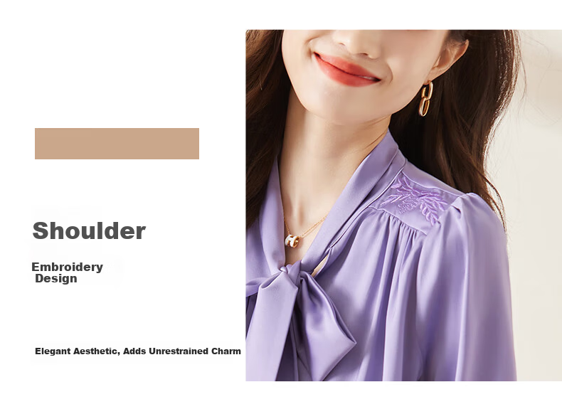 Jeanswest Women's Short Sleeve Shirt Summer Top French Bow Tie Elegant Professional Blouse Green M 6