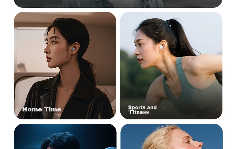 IKF Loulan [Single Ear Only 4.1g] Wireless Bluetooth In-Ear Earphones Active Noise Cancelling LDAC High-Definition Decoding Bluetooth 6.0 Long Battery Life Gaming Music Sports Earbuds Beige Pink 27
