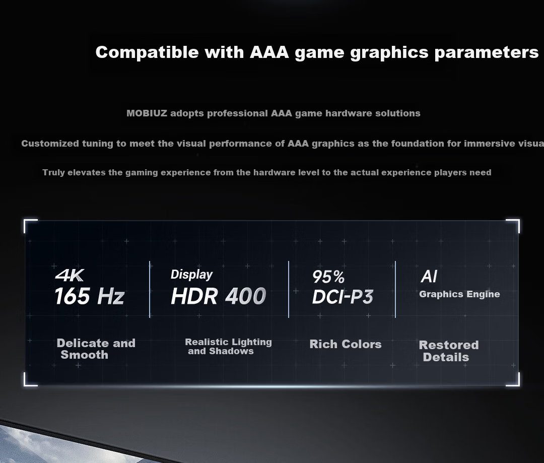 BenQ EX271U MOBIUZ 27-inch 4K 165Hz IPS HDR400 eARC 3A Gaming Monitor 11