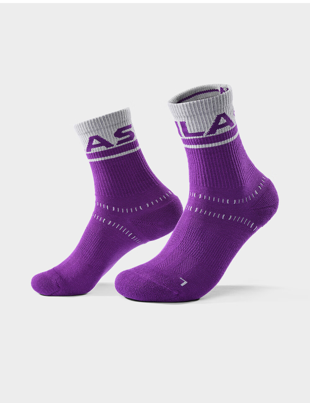 KAILAS FUGA Unisex Mid-Cut Sports Socks KH2602002 Cloud White/Deep Frost Gray M 10