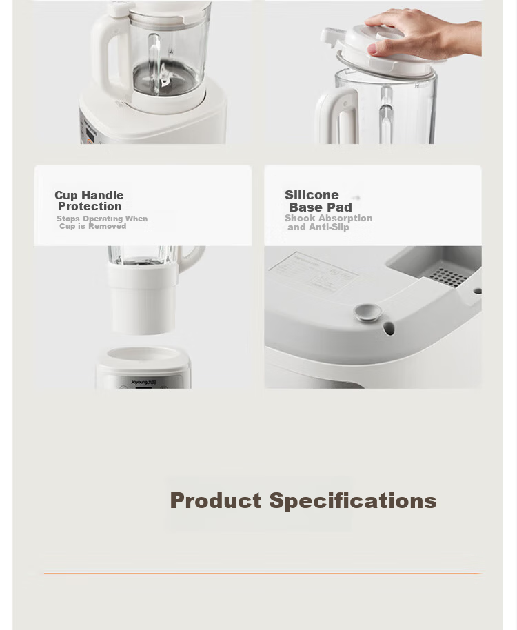 Joyoung Household Quiet High-Speed Blender Noise-Reducing Juicer Food Processor Multigrain Soy Milk Maker L15-P507 23