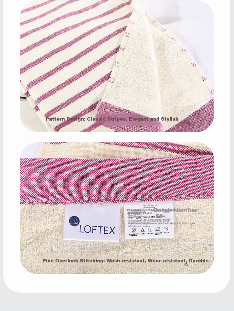 Matte Pure Cotton Pillowcase 5A Grade Copper Ion Antibacterial Gauze Pillow Towel 2-Pack Purple 50*80cm 150g Each 9