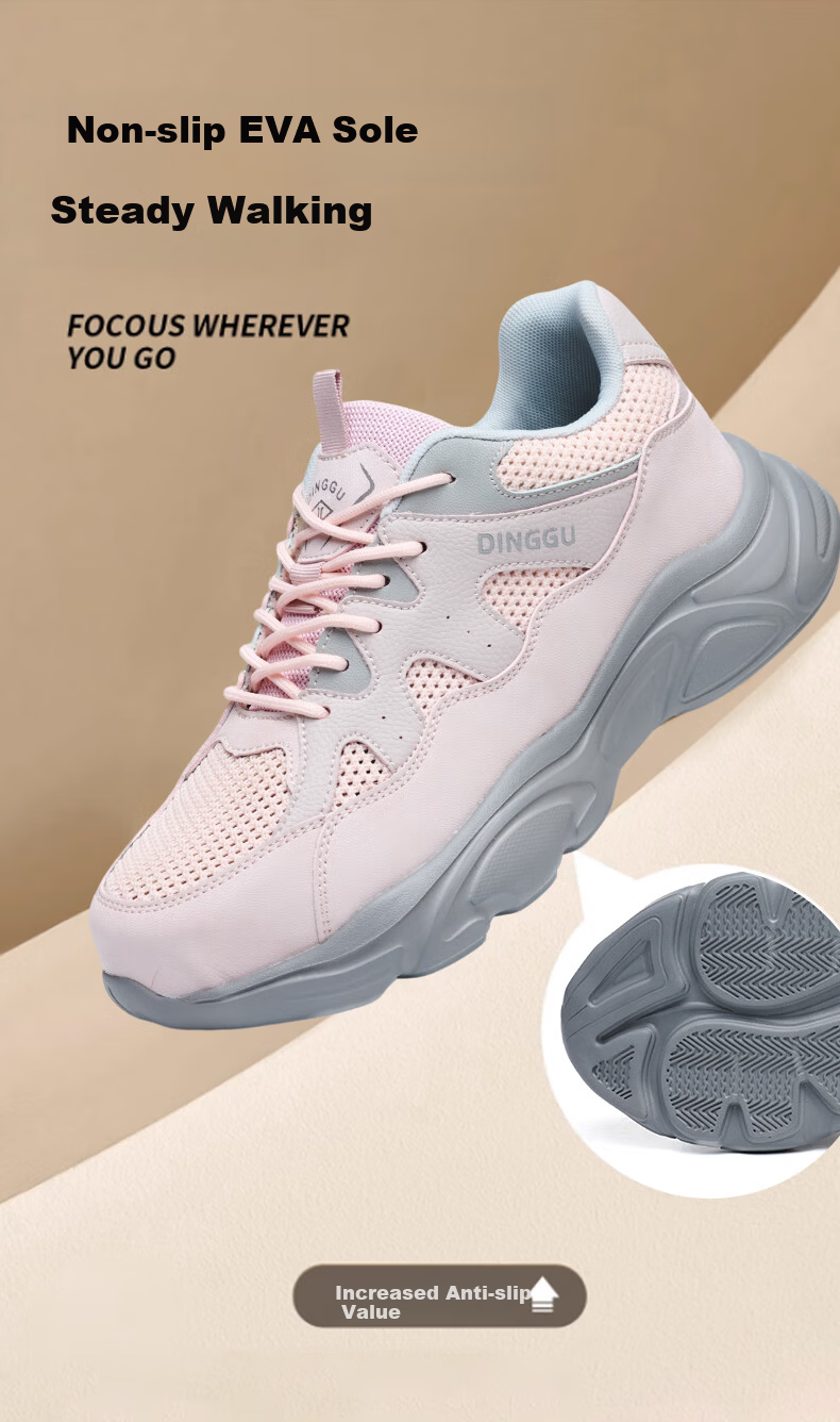 Dinggu Safety Work Shoes Unisex Anti-Smash Anti-Puncture Steel Toe Construction JD1578miW36 6