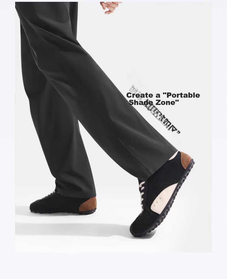 Beneunder Men's Wide-Leg High-Elastic Cooling Outdoor Commuter Casual Pants EL003 Ink Gray S 9