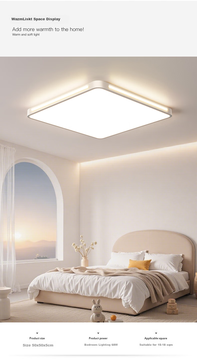 MICOE Pure Eye Protection Modern Minimalist Bedroom Ceiling Light Dining Room Light Zhongshan Lighting Luxury Shadow Series 23