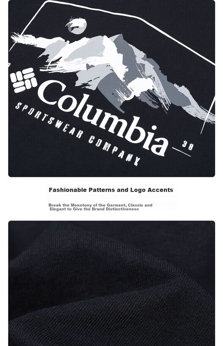 Columbia Men's Outdoor Spring Summer Printed Short Sleeve T-Shirt AE2959 021 S 21