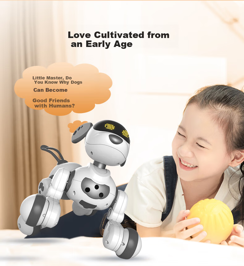 Yingjia 200,000-Sold Smart AI Robot Dog RC Remote Control Early Education Robot Toy for Kids Children's Day Gift 19