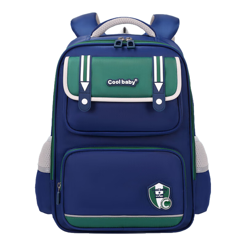 COOLBABY Schoolbag for Primary School Students Grades 1-3 Spine Protection And Pressure Relief Backpack for Boys And Girls Children's Double Shoulder Bag