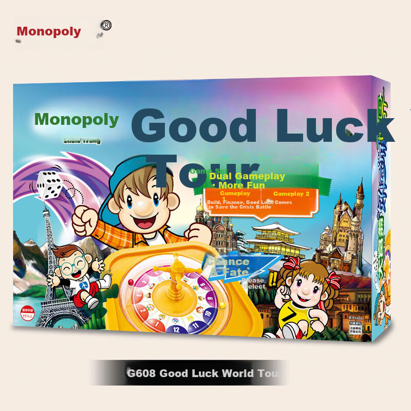 Monopoly Board Game Gold Edition Financial Strategy Family Party Game G608