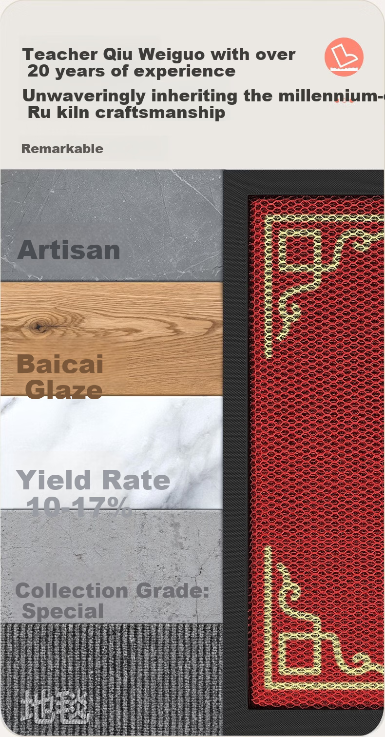 Dajiang Entrance Door Mat Floor Mat New Year Red Carpet Safety Welcome Mat 60x90cm 5