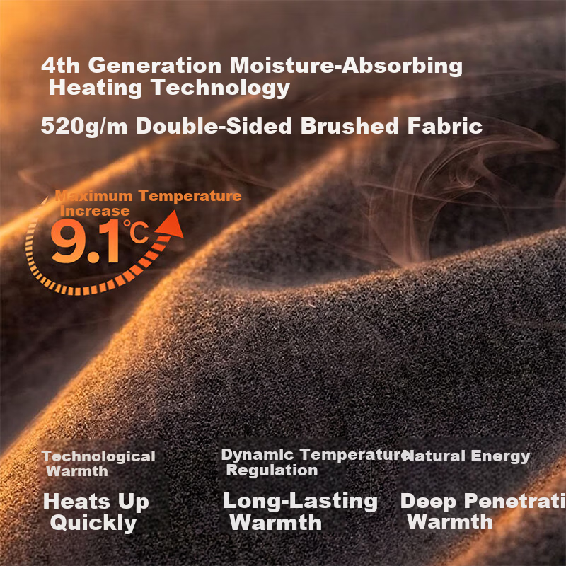 Songshan Cotton Shop Little Warm Sheep 520 Women's Thermal Pants Fleece Lined Thickened Autumn Anti-Static 7A Antibacterial Moisture-Wicking Heat Retention Leggings