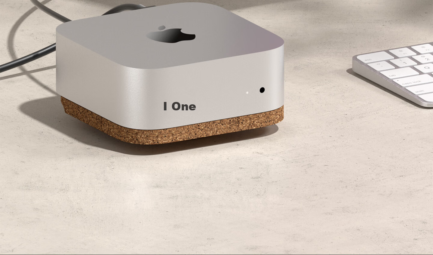 Haibeisi Dustproof Base Stand with Coffee Cork Cooling Rack for Mac mini M4/M4 Pro Mini Stack Accessories 12