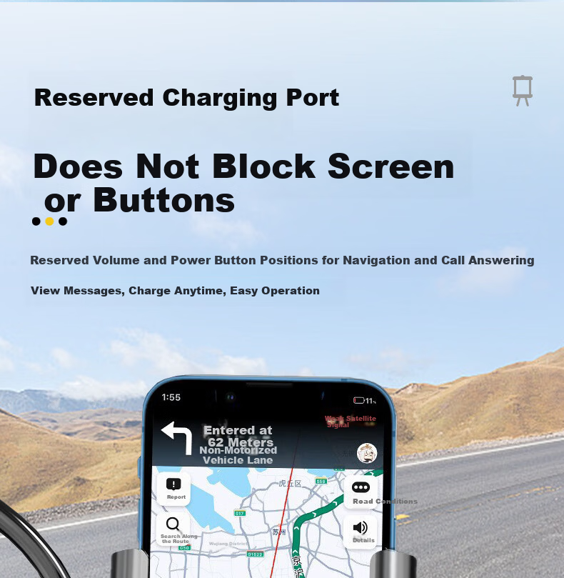 Peak Electric Vehicle Phone Holder Bicycle Motorcycle Express Quick Lock Mount Road Cycling Gear Rearview Mirror Style 12
