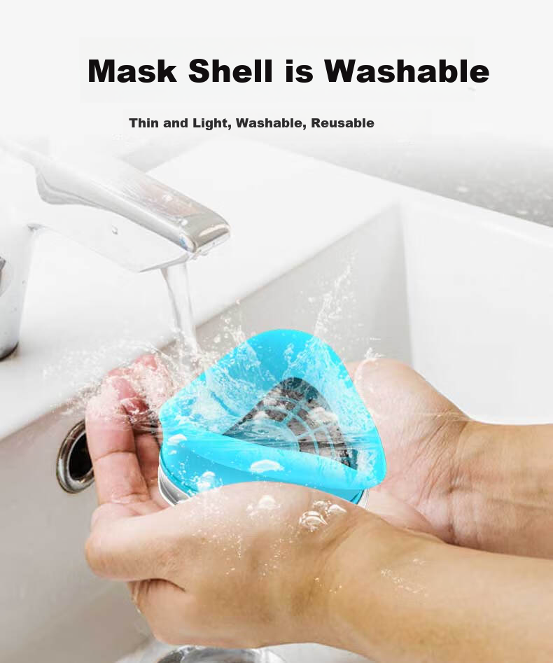 Guardian Quantum Formaldehyde-Proof Silicone Protective Mask Dustproof Anti-Haze Industrial Protective Grinding Renovation Mining Woodworking Mask with 5 Replacement Filters 9