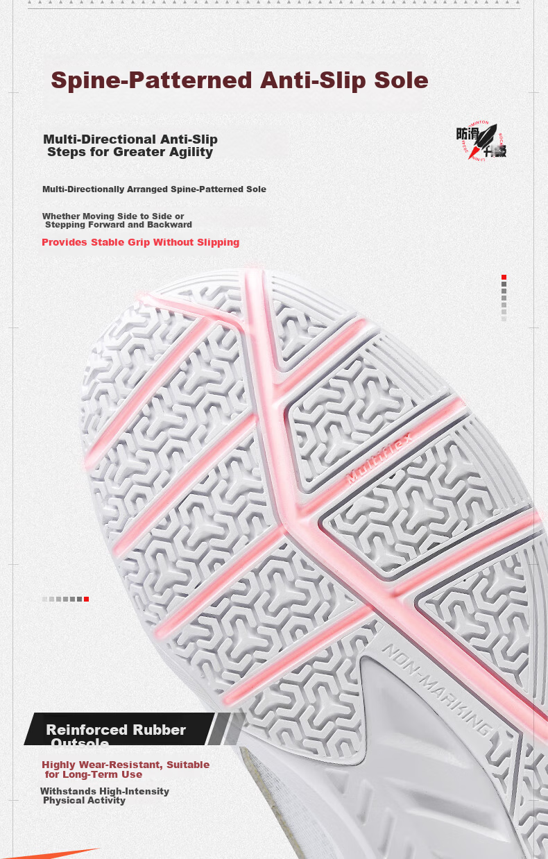 LI-NING Rocket 2.0 Badminton Shoes Unisex Professional Competition Training Sneakers Cushioned Comfortable Durable 6