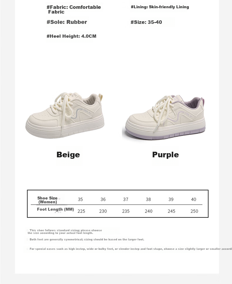 RENBEN Black Thick Sole Niche Sneakers Women 2026 Trending High-Value Student Versatile Hong Kong Style Small Black Shoes Female 6