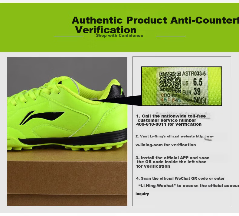 LI-NING Changge Football Shoes with Studs 11