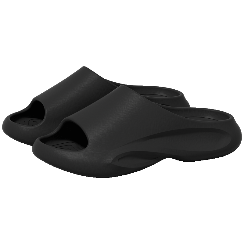 Duchen Medical Surgical Room Slippers Men's Summer Indoor Outdoor Thick Sole Non-Slip EVA Sports Sandals Black 42-43