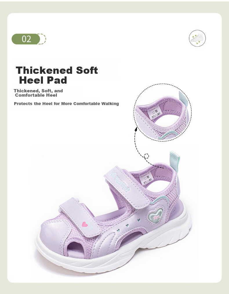 Fulromy Kids Boys and Girls Sandals Children's Beach Shoes Summer Soft Sole Closed Toe Sandals Velcro Sports Casual Shoes Pink Size 36 9