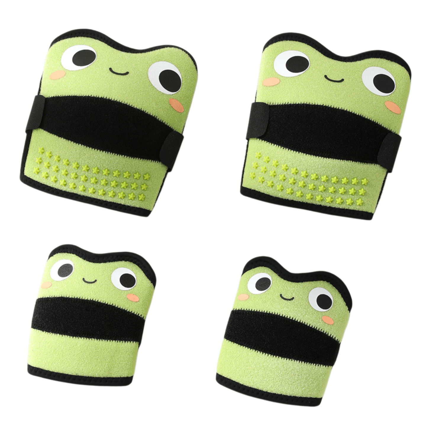 Betis Baby Crawling Knee Pads Summer Breathable Anti-Slip Adjustable Toddler Knee Protectors Fall Prevention Set