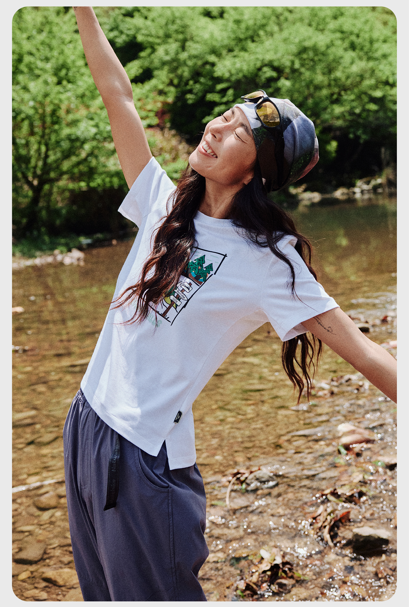 Naturehike Outdoor Hiking Quick-Dry Printed T-Shirt for Women, Round Neck Sports Tee, Women's and Kids' Matching Set 6