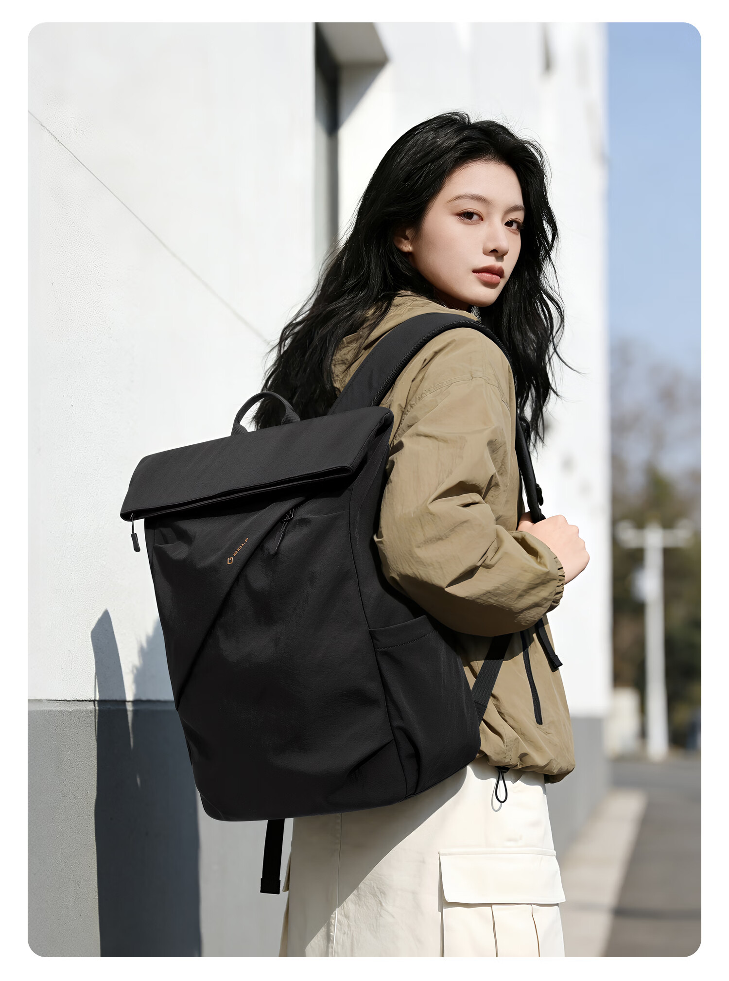 GOLF Lightweight 15.6/16 Inch Laptop Backpack Unisex Travel School Cycling Bag 13