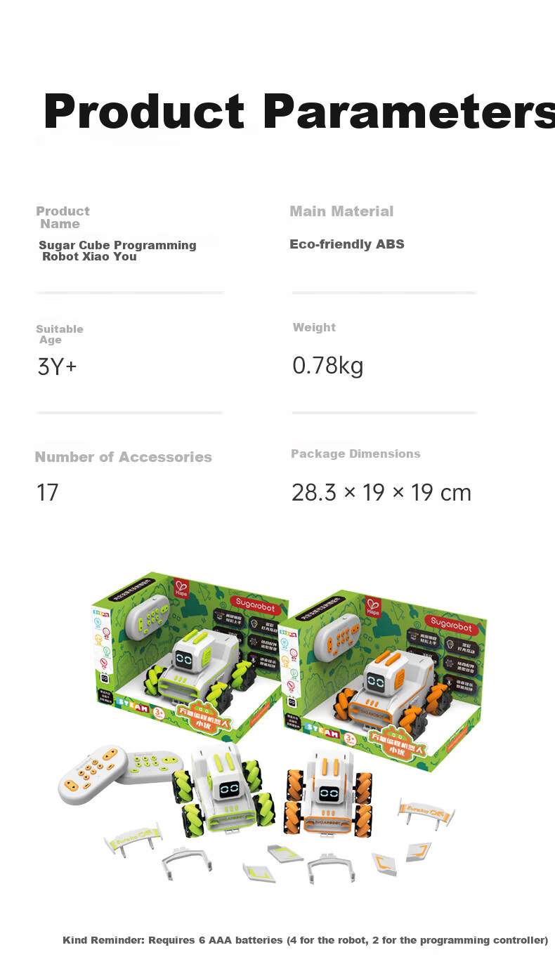 Hape (Germany) Children's STEAM Toy, Electric Remote Control Racing Car, Programmable Robot with Translational Movement, Green, 801002 12
