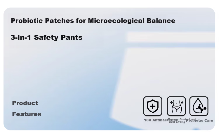 Miiow Probiotic 10A Antibacterial Safety Shorts Women's Anti-Exposure Ice Silk Seamless Tummy Control 3-in-1 Leggings 2-Pack L 1