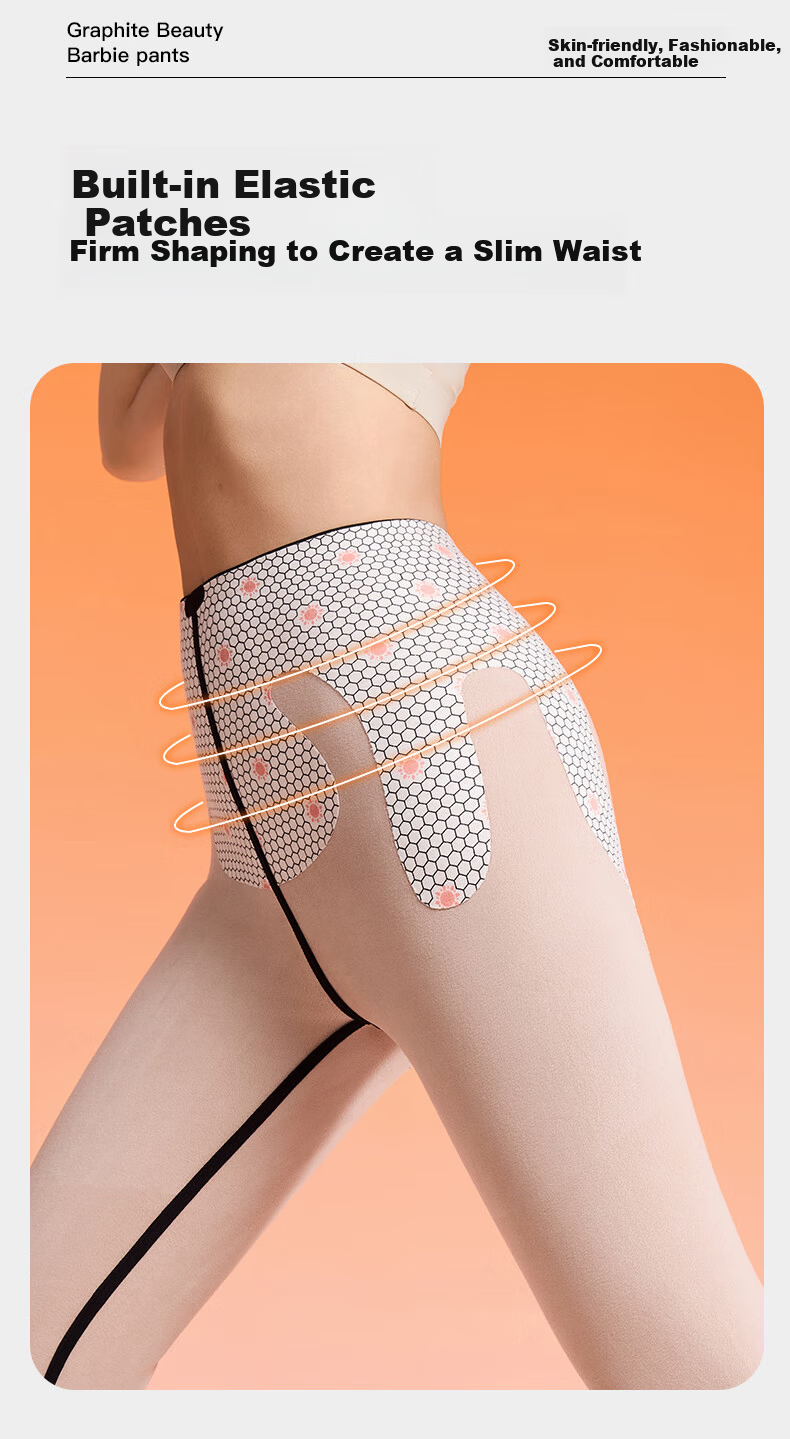 MiiOW Shark Pants [Graphene Thermal] Fleece-Lined Thickened Autumn Winter Leggings Slimming Shaping Warm Palace 2025 New Edition 11