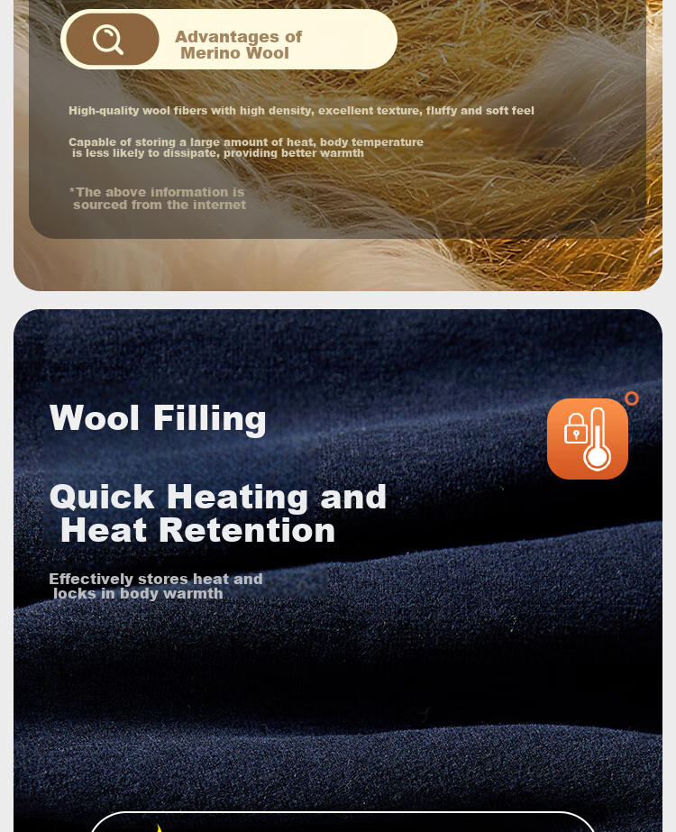 YUZHAOLIN Men's Wool-Filled Warm Vest Thickened Fleece Lined Large Size Sleeveless Autumn Winter Base Layer Jacket 4